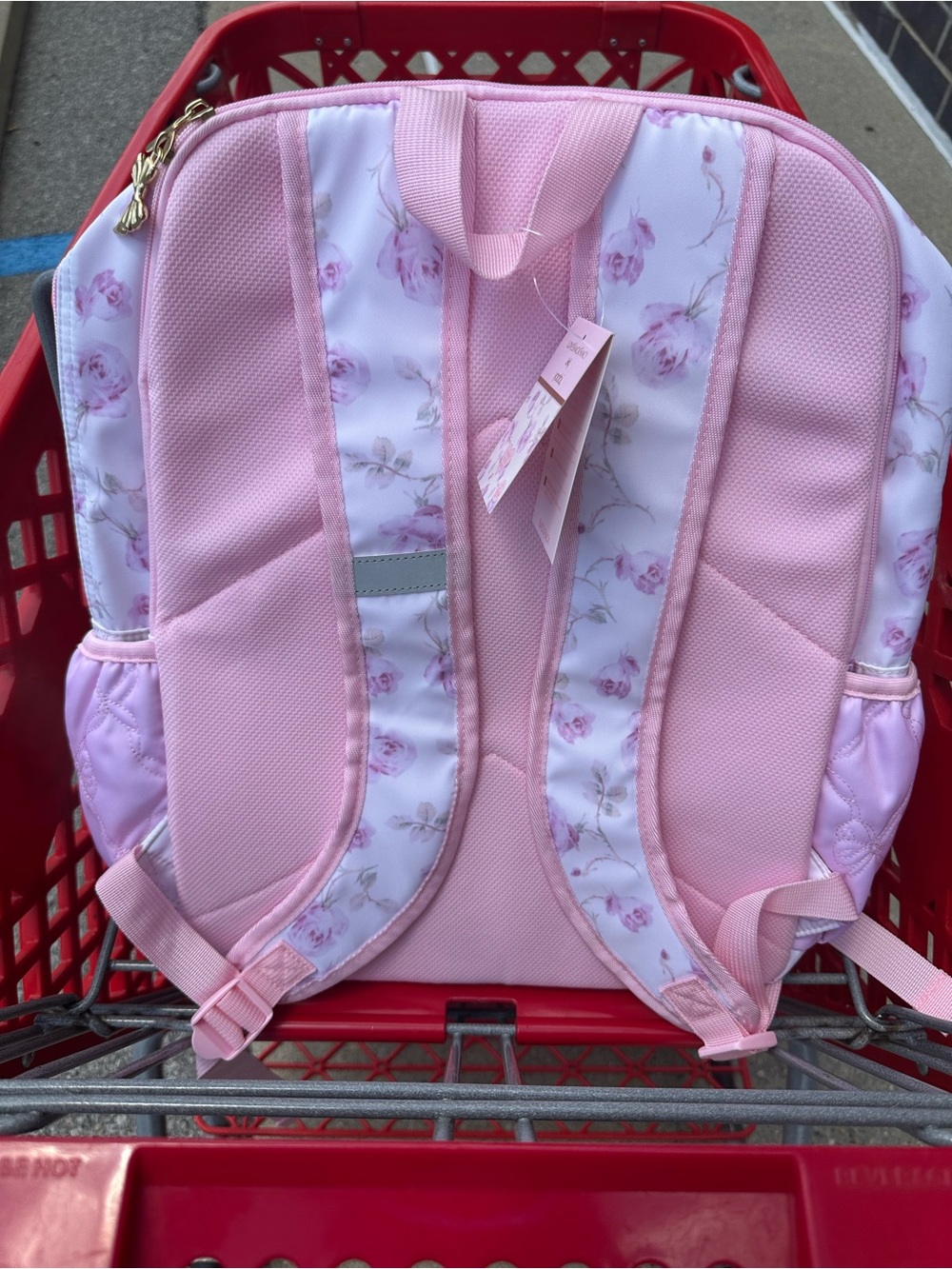 🩶LoveShackFancy x Target - Yoobi Ribbon Rosa Backpack Sterling Dusk - NEW 🆕 - Picture 10 of 10